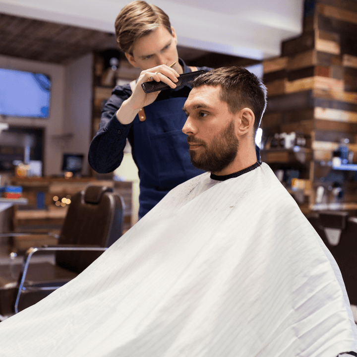 White Salon/Barber Gown